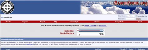 what is stormfront website